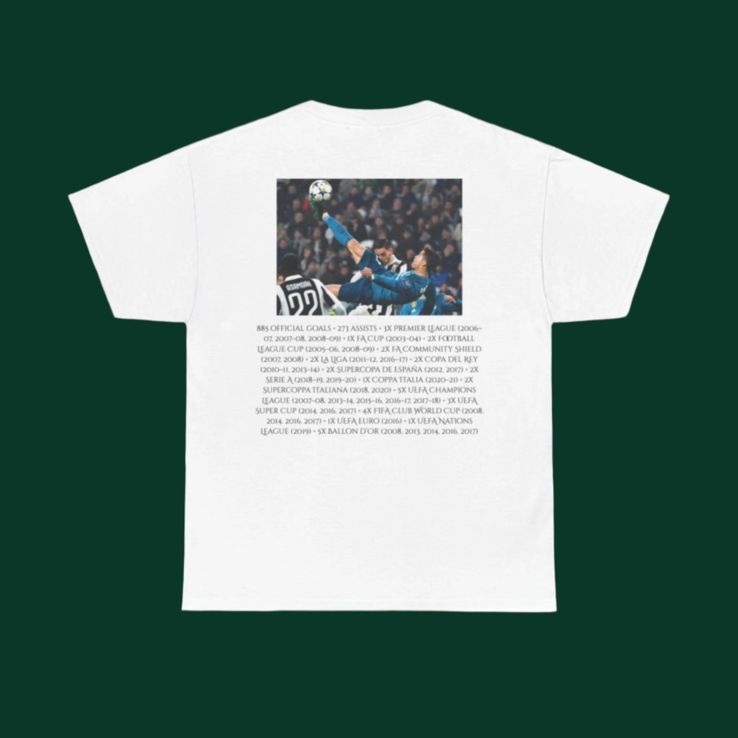 Camiseta con el icono de Cristiano Ronaldo