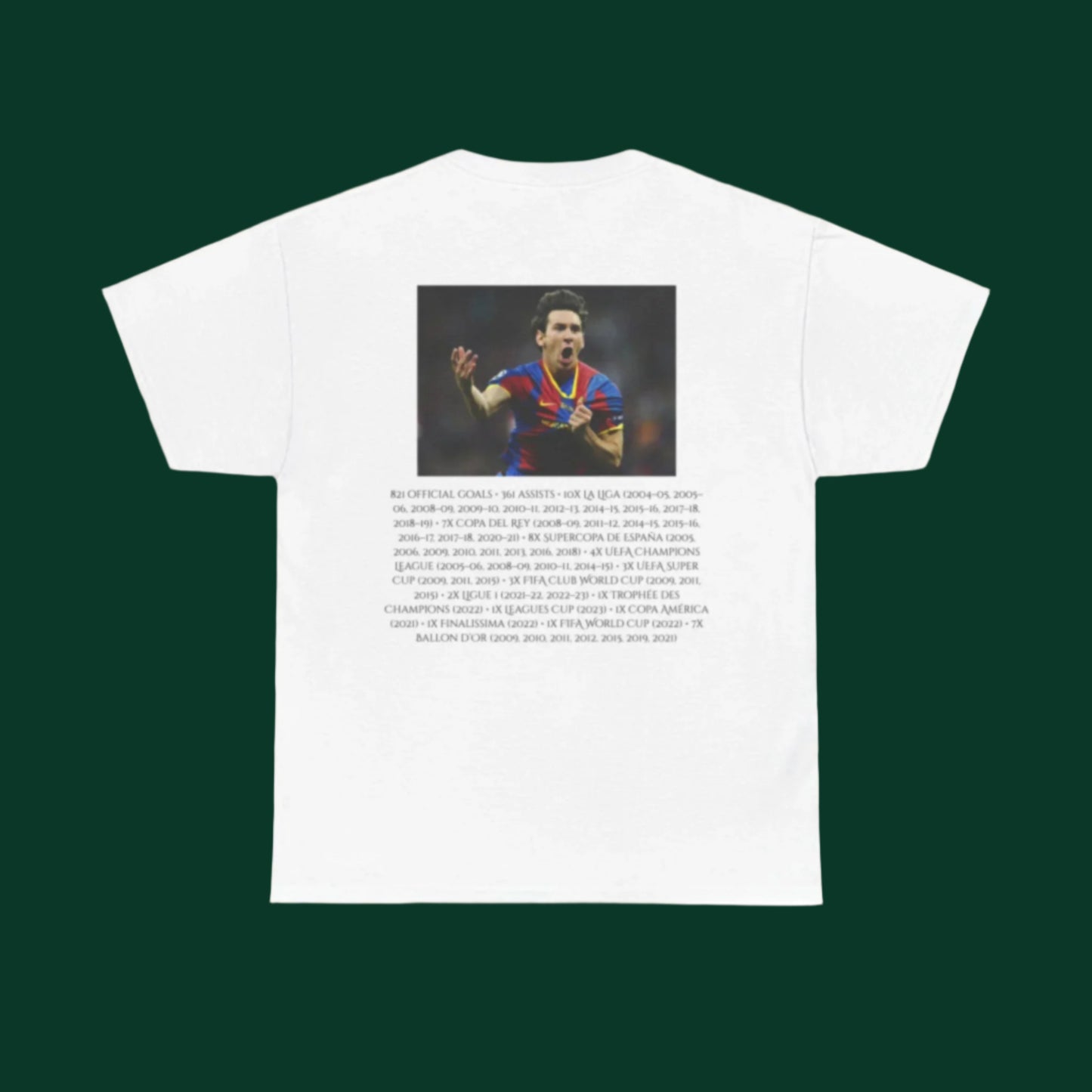 Camiseta con el icono de Lionel Messi