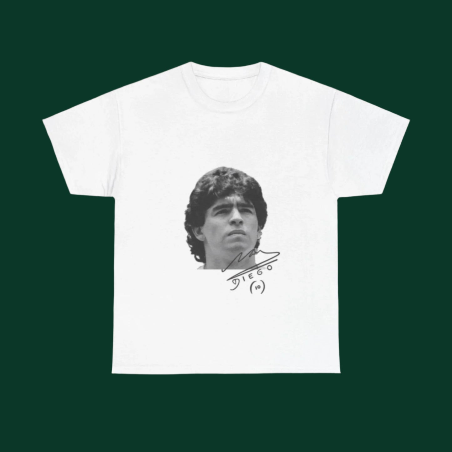 Camiseta con el icono de Diego Maradona