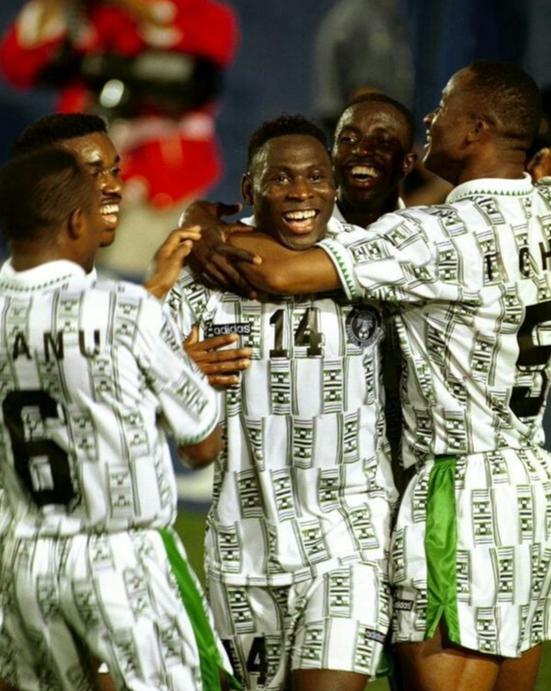 Nigéria 1994 Extérieur - Maillot rétro